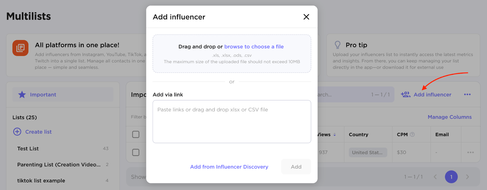 Influencer Analytics image 69