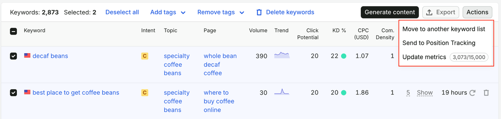 Keyword Strategy Builder image 9